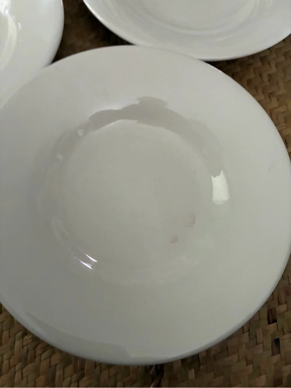 Pottery Barn Off-White Sausalito Rimmed Pasta Soup Bowls Set of 4  10”